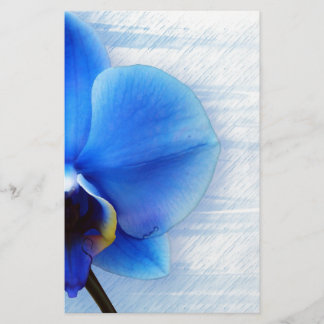 Papier Orchidée Fleur Bleu Amour Paix Destiny Cadeau
