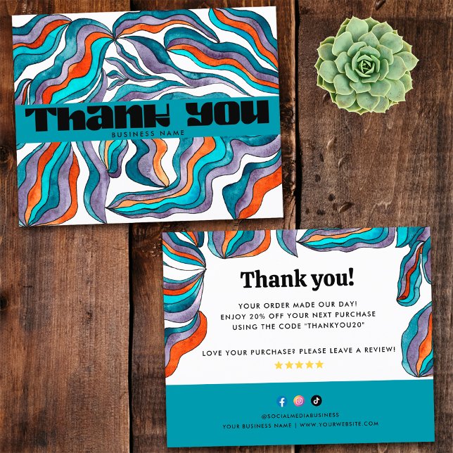 Papier Ordre d'achat de Merci Super budget (Front and back)