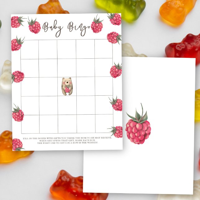 Papier Ours - Baby shower jeu de bingo (Créateur téléchargé)