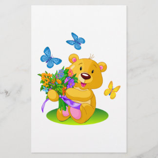 Papier Ours en peluche mignon