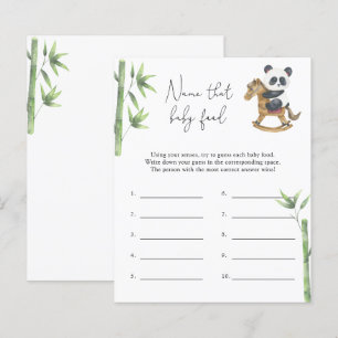 Papier Ours panda - Donnez un nom à ce bébé Jeu de la dou