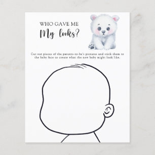 Papier Ours polaire - Qui m'a donné mon jeu de looks