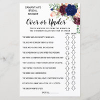 Ove ou Sous-nuptiale douche espagnol anglais jeu