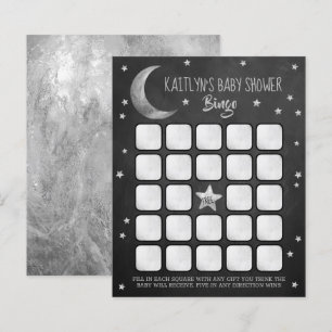 Papier Over The Moon   Baby Shower Bingo