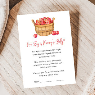 Papier Panier de pommes d'automne pour Baby Shower - Jeu