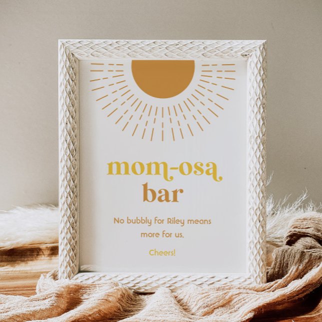 Papier Panneau de la barre Sun Mom-Osa (Créateur téléchargé)