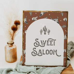 Papier Panneau du salon sucré Wild West imprimé