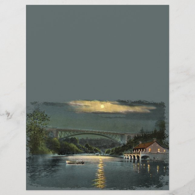 Papier Panther Hollow Lake Vintage (Devant)