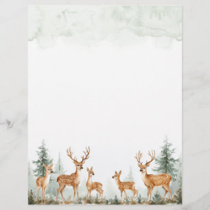 Papier papeterie bois cerf