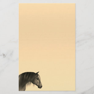Papier papeterie Pastel Head Horse