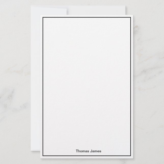 Papier papeterie personnalisé (Devant)