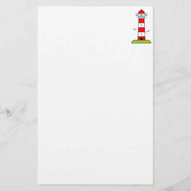 Papier papeterie phare pour l'écriture (Devant)