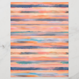 Papier papier à gratter couleur pastel rayures