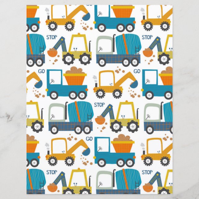 Papier Papier/Garçons du cahier de diggers (Devant)