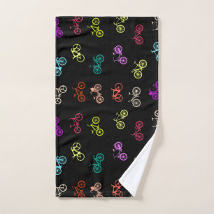 Papier papier motif d'invitation à bicyclette