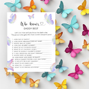 Papier Papillons - Qui connaît le mieux Papa jeu