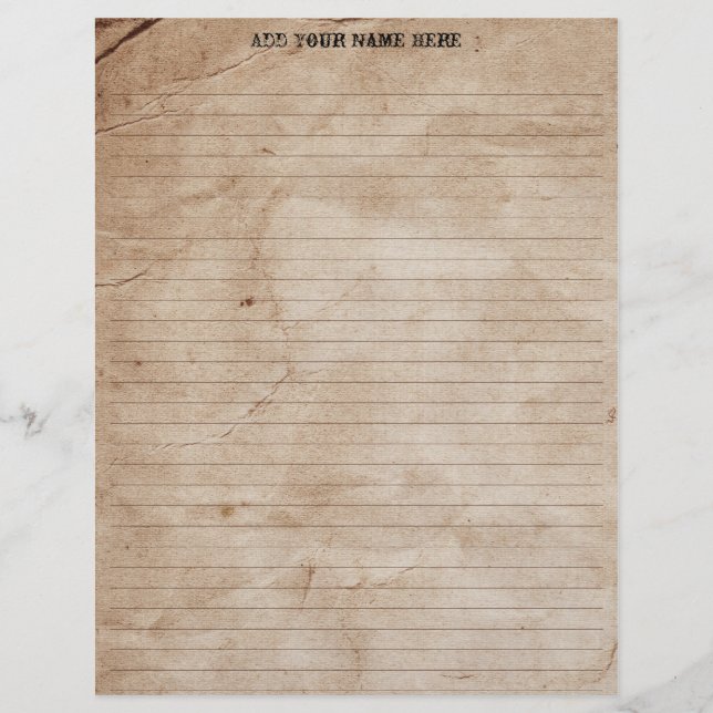 Papier Parchemin (Devant)