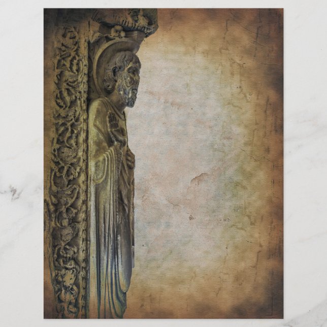 Papier Parchemin Moyen Age Vintage (Devant)