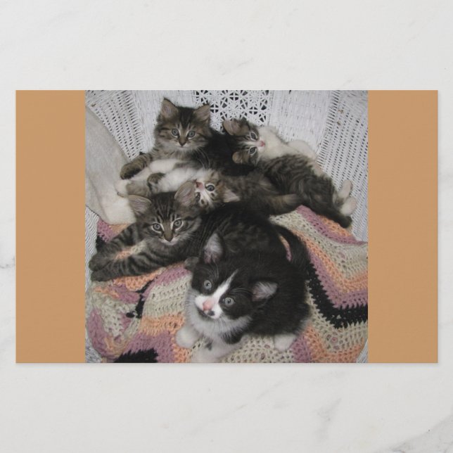 Papier Part chaise Kitties (Devant)