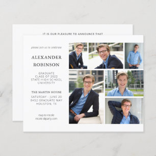 Papier Parti de Graduation Budget Moderne 6 Photo V2