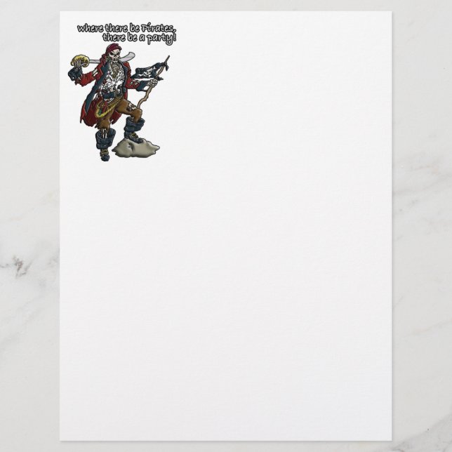 Papier Parti pirate (Devant)