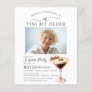 Papier PARTI SURPRISE BUDGÉTAIRE 80e Espresso Martini