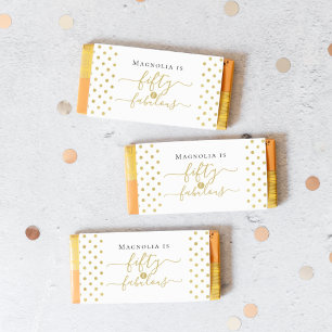 Papier Parties scintillant 50e anniversaire Favour Candy 