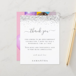 Papier Parties scintillant argent budget Doux photo 16 Me
