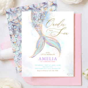 Papier PARTIES SCINTILLANT BUDGET Mermaid ONEder Sea Anni