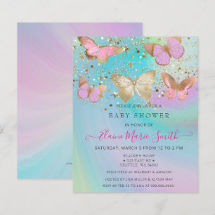 Papier Parties scintillant budgétaire Baby shower Papillo