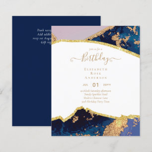 Papier PARTIES SCINTILLANT BUDGÉTAIRE Glam Agate Jolie fi