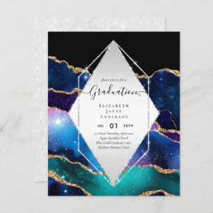 Papier Parties scintillant d'agaite DIPLÔME Invitations G
