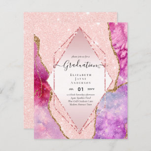 Papier Parties scintillant d'agaite DIPLÔME Invitations G