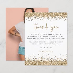 Papier Parties scintillant d'or budget Sweet sixteen de p