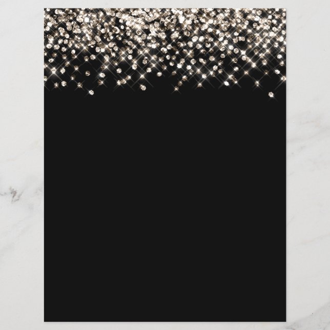 Papier Parties scintillant d'or de Champagne Confetti pap (Devant)