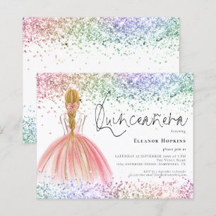 Papier Parties scintillant multicolore budgétaire Invitat
