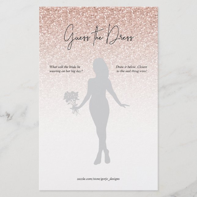 Papier Parties scintillant rose Ombre Guess Fête des mari (Devant)