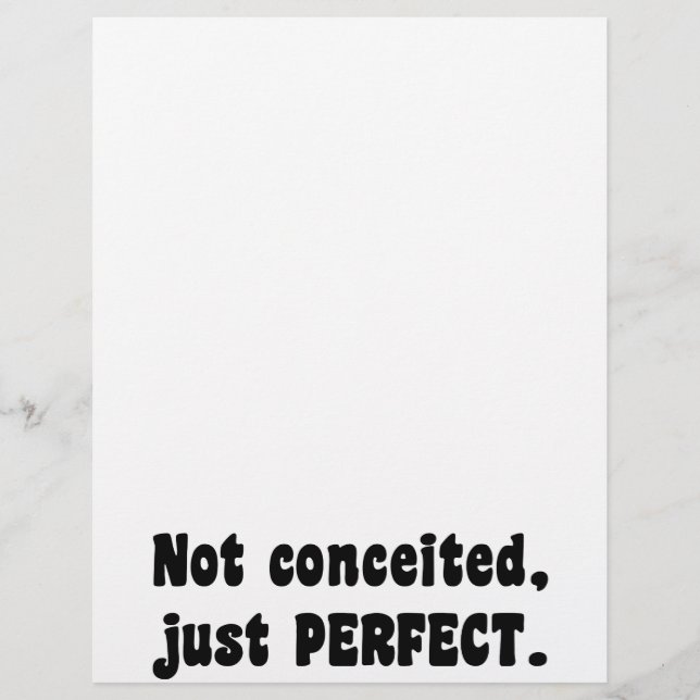 Papier Pas Concédé, Juste Parfait (Devant)