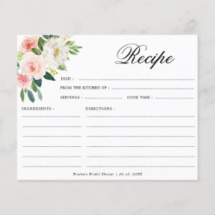 Papier Pastel Blush jolie recette botanique rose