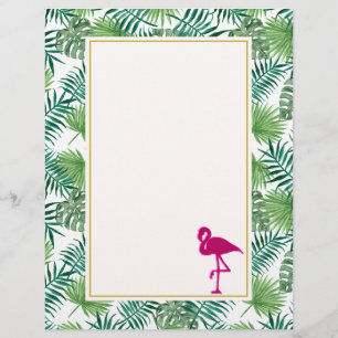 Papier Pattern et Pink Flamingo