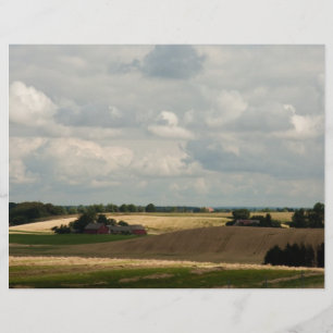 Papier Paysage rural