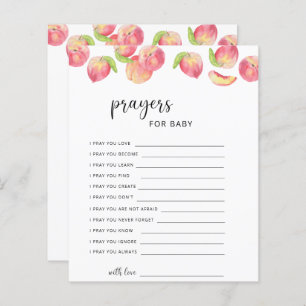 Papier PEACH - prières pour bébé