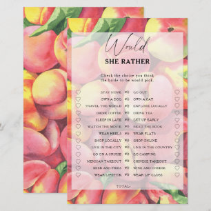 Papier Peaches - Elle préfère le jeu de douche nuptiale
