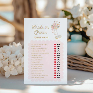 Papier Pearls et Prosecco marié ou jeu de douche de chamb