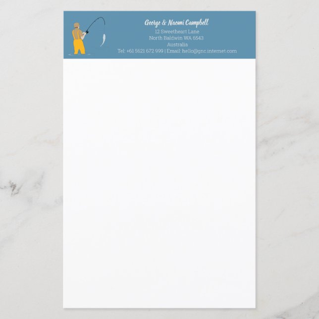 Papier Pêche (Devant)