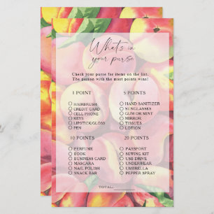 Papier Pêches - Ce qui est dans votre jeu de bourse