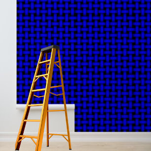 Papier peel et bâton Papier peint Royal Blue Weave