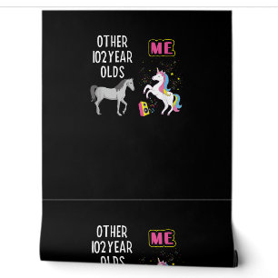 Papier Peint 102e Cadeau Anniversaire Pour Grand-Mère 102 Ans U