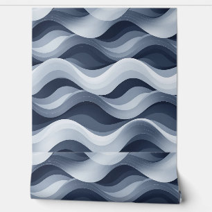 Papier peint à effet d'onde monochromatique - Mini