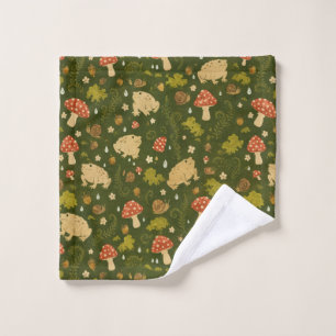 Papier peint à motif sans couture de champignon cr